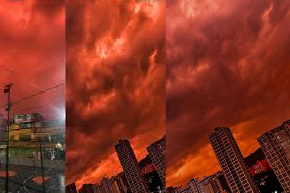 வெனிசுலாவில் திடீரென நிறம் மாறிய வானம்; மக்கள் அச்சம் | Sky Suddenly Changes Color In Venezuela