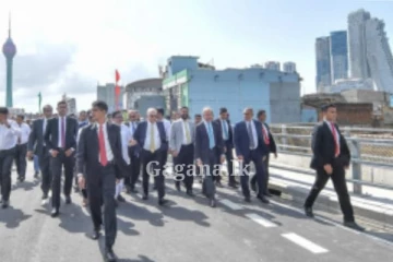 කොම්පඤ්ඤවීදිය ගුවන් පාලම ජනපති අතින් විවෘත කෙරේ...