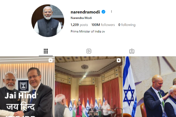 உலக தலைவர்கள் வரிசையில் முதன் முறையாக மோடி படைத்துள்ள சாதனை! | Modi First World Leader 100 Mn Insta Followers உலக தலைவர்கள் வரிசையில் முதன் முறையாக மோடி படைத்துள்ள சாதனை! | Modi First World Leader 100 Mn Insta Followers