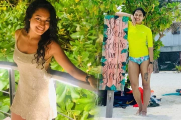 வயிற்றில் குழந்தையுடன் தலைகீழாக நின்ற பிரபல நடிகை - பகீர் வீடியோ