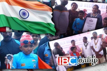 பாக் ஜலசந்தியை நீந்தி கடந்து மாற்றுத்திறனாளி சிறுவன் சாதனை