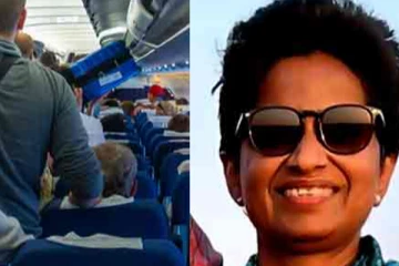 ගුවනේදී කාන්තාවකගේ දිවි බේරාගත් දොස්තර නෝනා