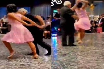 இளம் பெண்ணுடன் ஜோடி சேர்ந்த முதியவர்! வைரலாகும் வீடியோ