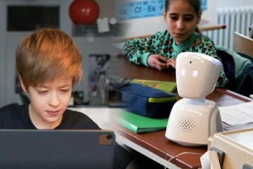 ஜேர்மனியில் உடல் நலம் பாதிக்கப்பட்டுள்ள சிறுவனுக்கு பதிலாக பள்ளிக்குச் செல்லும் ரோபோ