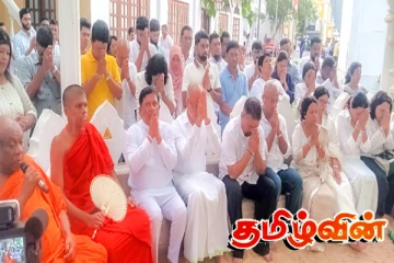 ரணிலின் கைதினை அடுத்து விகாரையில் தஞ்சம் புகுந்துள்ள தென்னிலங்கை அரசியல்வாதிகள்