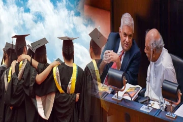 மாணவர்கள் வெளிநாடு செல்லும் பிரச்சினைகளை தீர்க்கவேண்டும் - சபையில் ரணில்