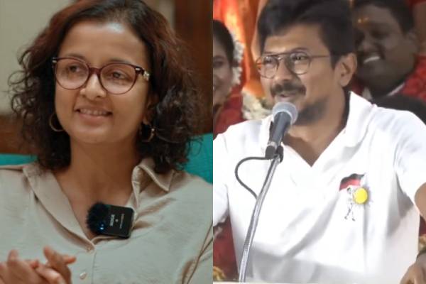 அவசரபட்டு வார்த்தை விட்டுட்டோமோ!! மனைவியிடம் சிக்கிய உதயநிதி ஸ்டாலின்.. | Udhayanidhi Stalin Responded To A Post By Krithika