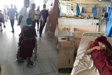 ගල්වැව සිරිධම්ම හිමි හදිසියේම රෝහල්ගත කෙරේ..! (PHOTOS)