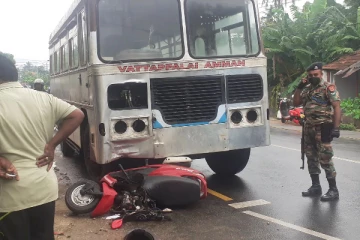யாழில் மூன்று வாகனங்கள் மோதி விபத்து - ஒருவர் படுகாயம்