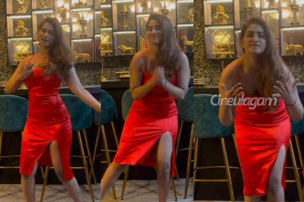 ரஞ்சிதமே பாட்டுக்கு ஷிவானி நாராயணன் செம டான்ஸ்! ரசிகர்களை கவர்ந்த வீடியோ | Shivani Narayanan Dances For Varisu Ranjithame