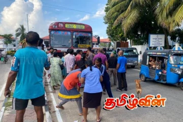 மட்டக்களப்பில் பொலிஸாரின் தலையீட்டினால் நிறுத்தப்பட்ட போராட்டம்