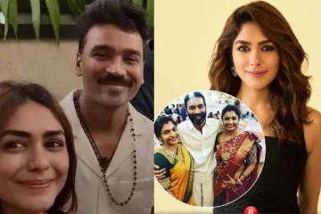 புகையும் காதல்!! தனுஷின் சகோதரிகளை ஃபாலோ செய்து ஷாக் கொடுத்த மிருணாள் தாகூர்..