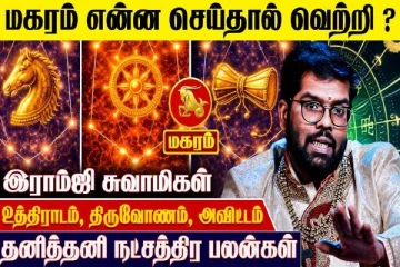 மகர ராசிக்கான தனித்தனி நட்சத்திர பலன்கள்.., எப்படி இருக்கும்?