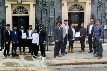 ஈழத்தமிழர்களின் இனப்படுகொலையை அங்கீகரிக்கக் கோரி பிரித்தானிய பிரதமருக்கு இருவேறு மனுக்கள்