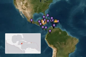 கரீபியன் கடலில் சக்தி வாய்ந்த நிலநடுக்கம்: சுனாமி அச்சுறுத்தல் விலகல்