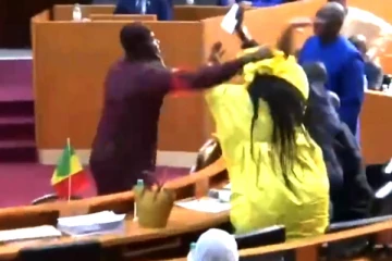 கர்ப்பிணி எம்.பி.யை எட்டி உதைத்த இரண்டு எம்.பி.க்களுக்கு சிறை., நாடாளுமன்றத்தில் நடந்த சம்பவம்