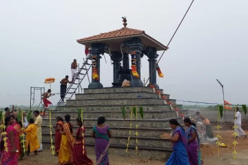 யாழ். நுழைவாயிலில் சிவபெருமான் சிலை பிரதிஷ்டை (Photos)