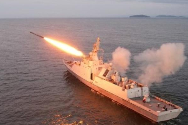 north korea fires several on west coast