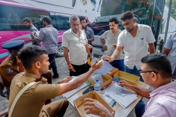 මගී ජීවිත එක්ක සෙල්ලම් කරන අයට වැඩ වරදියි - මාකුඹුරේදී බස් රියදුරන්ට හදිසි මත්ද්‍රව්‍ය පරීක්ෂාවක්