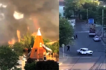 ரஷ்யாவில் வழிபாட்டுத் தலங்களில் பயங்கரவாத தாக்குதல்., 15 பேர் பலி