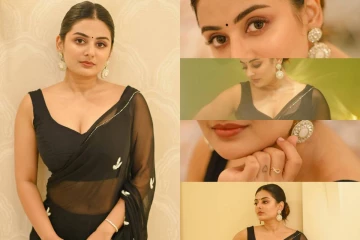 டிரான்ஸ்பெரண்ட் சேலையில் திரிஷ்யம் 3 பட நடிகை எஸ்தர் அணில்!! புகைப்படங்கள்..
