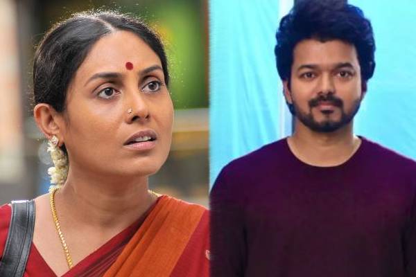 விஜய்யுடன் மட்டும் நடிக்காமல் இருப்பது ஏன்?- சரண்யா பொன்வண்ணன் கூறிய பதில்