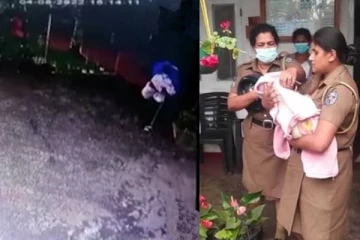 இரவில் கைக்குழந்தையை வீதியில் விட்டுச் சென்ற நபர்... பொலிஸ் அதிகாரியின் நெகிழ்ச்சி செயல்