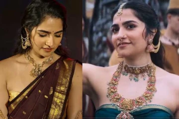 திரிஷாவுக்கே டஃப் கொடுப்பாரோ!! டிரெண்ட்டாகும் காந்தாரா ருக்மிணி வசந்த் லுக்..