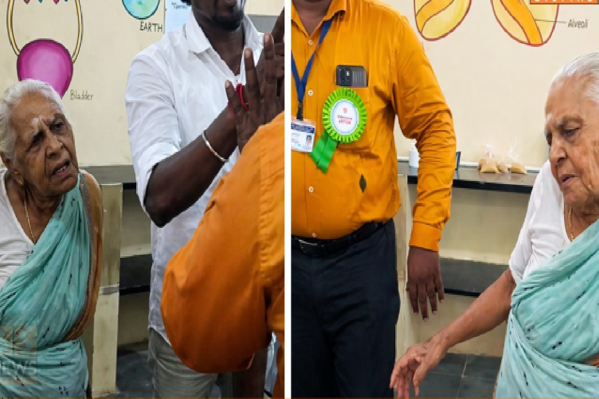 விசிலுக்கு ஓட்டு போட சொன்ன பாட்டி ; தேர்தல் அதிகாரி செய்த சம்பவம் ; வலுக்கும் கண்டனம் | Grandmother Urged Vote For Whistle Officer Acted