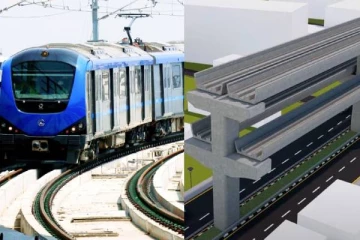 ஒரே தூணில் 5 தண்டவாளம் - உலக சாதனை படைக்கும் சென்னை மெட்ரோ