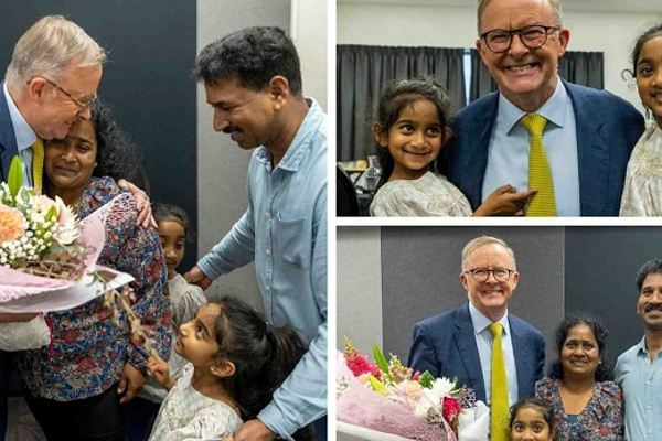 ப்ரியா-நடேஸ் குடும்பத்தை சந்தித்த அவுஸ்திரேலிய பிரதமர்! | Australian Pm Anthony Albanese