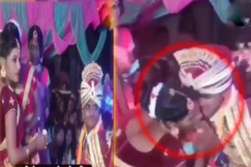 திருமணத்தில் மாப்பிள்ளைக்கு மச்சினிச்சி கொடுத்த முத்தம்! அதிர்ச்சியில் மணமகள்