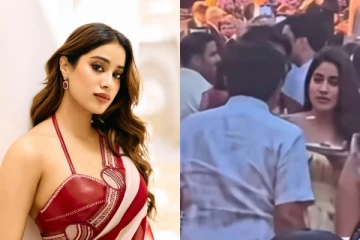 அம்பானி வீட்டு திருமணத்தில் காதலருக்கு ஊட்டி விட்ட ஜான்வி கபூர்.. வைரலாகும் வீடியோ