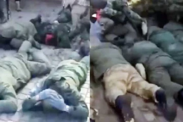 ரஷ்ய வீரர்களை குப்பற படுக்க வைத்த உக்ரைன் வீரர்கள்!