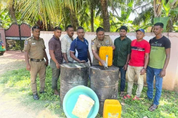 கோப்பாயில் கசிப்பு உற்பத்தியில் ஈடுபட்டவர் பொலிஸாரினால் கைது