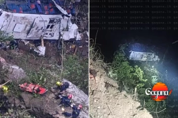 කොලොම්බියාවේ බිහිසුණු බස්රථ අනතුරකින් 17 දෙනෙක් ජීවිතක්ෂයට - 20ට තුවාල