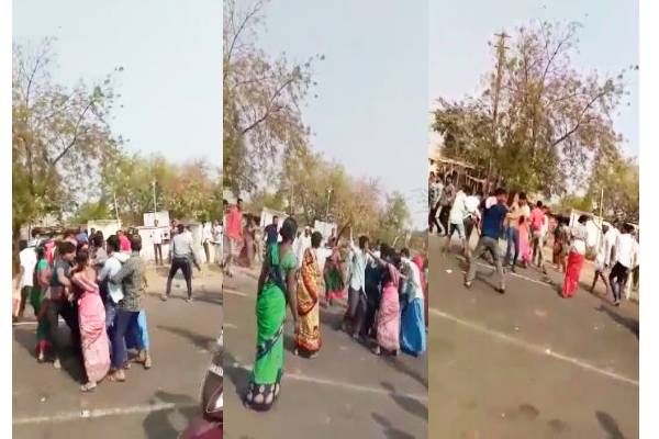 கிரிக்கெட் பந்துக்காக ஒருவரை ஒருவர் தாக்கி கொண்ட கிராம மக்கள் - தமிழ்நாடு