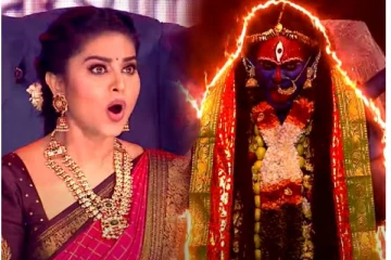 உறைந்து நின்ற சினேகா! காளி அவதாரம் எடுத்து நடுநடுங்க வைத்த ஜோடி