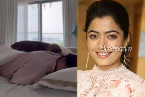 நடிகை ராஷ்மிகா காதலர் தினத்தை யாருடன் கொண்டாடியுள்ளார் பாருங்க- அவரே வெளியிட்ட வீடியோ | Actress Rashmika Valentines Day Celebration