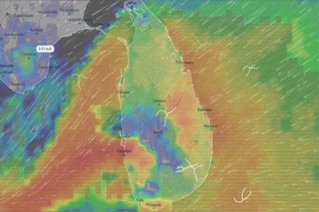 வடக்கு, கிழக்கு மலையகம் உட்பட்ட 10 மாவட்டங்களுக்கு வானிலை சிவப்பு எச்சாிக்கை