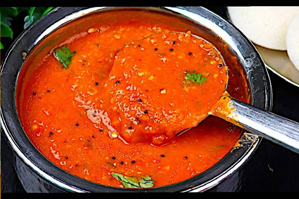 ரோட்டுக்கடை ஸ்டைலில் அசத்தல் தக்காளி சட்னி - இப்படி செய்தா கொஞ்சமும் மிஞ்சாது! | Street Foods Style Tomato Chutney Recipe In Tamil ரோட்டுக்கடை ஸ்டைலில் அசத்தல் தக்காளி சட்னி - இப்படி செய்தா கொஞ்சமும் மிஞ்சாது! | Street Foods Style Tomato Chutney Recipe In Tamil
