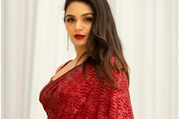 அதிதி ஷங்கர் சேலையில் அழகிய போட்டோஷூட்