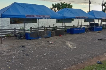 தமிழர் பகுதியில் தீக்கிரையான பெண்களின் வர்த்தக சந்தை ; சந்தேக நபர் கைது