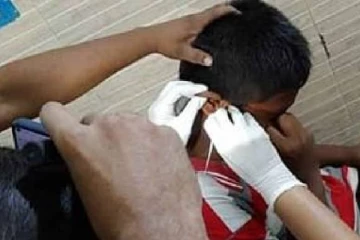 விளையாட்டு துப்பாக்கியால் சிறுவனுக்கு நேர்ந்த விபரீதம்