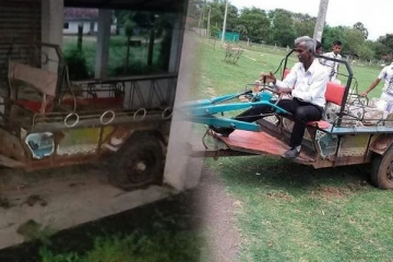 முல்லைத்தீவில் பாடசாலையொன்றில் காணாமல் போன உழவியந்திரத்தின் இயந்திரம் : பதிலளிக்க மறுக்கும் அதிபர்