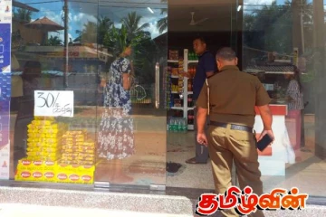 வவுனியாவில் பல்பொருள் அங்காடிக்குள் கத்திக்குத்து: பெண் ஒருவர் கைது