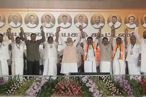 திமுக ஆட்சியை CMC ஆட்சி என மக்கள் அழைக்கிறார்கள் - மோடி குற்றச்சாட்டு | Modi Says Dmk Government Is Cmc Govt