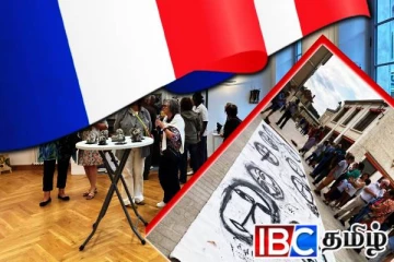 பிரான்ஸ் மக்களை திரும்பிப் பார்க்க வைத்த புலம்பெயர் தமிழரின் ஓவியங்கள்