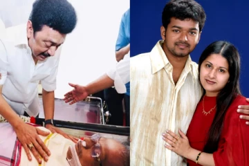 முரசொலி செல்வம் மரணம்.. நேரில் சென்று அஞ்சலி செலுத்திய விஜய்யின் மனைவி சங்கீதா