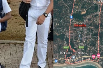 පාසල් සිසුන්ගේ දිවෙන් ඉඳුල් සුද්ධ කළ සිදුවීම සම්බන්ධයෙන් පොලිස් විමර්ශන.